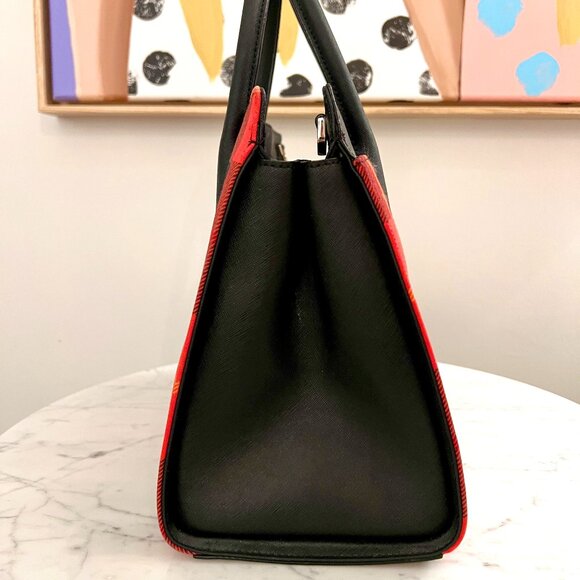NWOT RARE ♠️ Kate Spade ♠️ Cameron Street Candace Satchel Purse -Red/Black Plaid - Picture 8 of 10